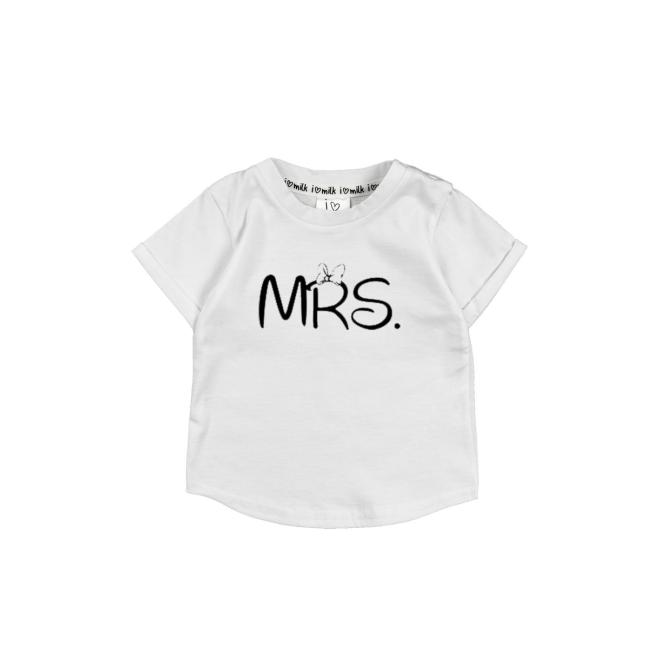 Dívčí tričko I LOVE MILK s nápisem mrs