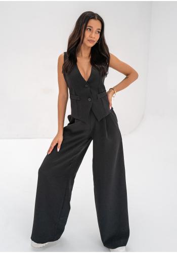 Černá vesta s knoflíčky MOSQUITO