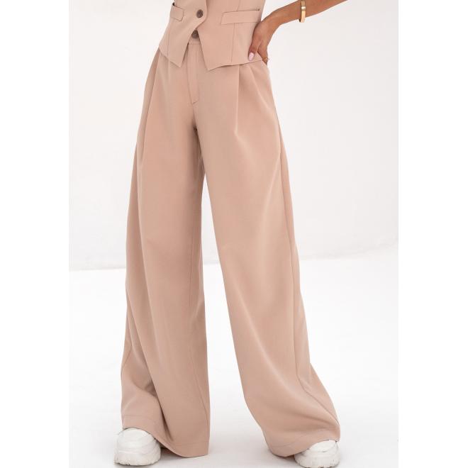 Široké béžové kalhoty MOSQUITO