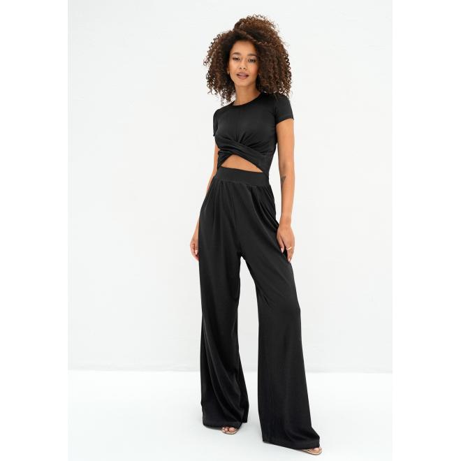Kalhoty volného střihu MOSQUITO černé barvy