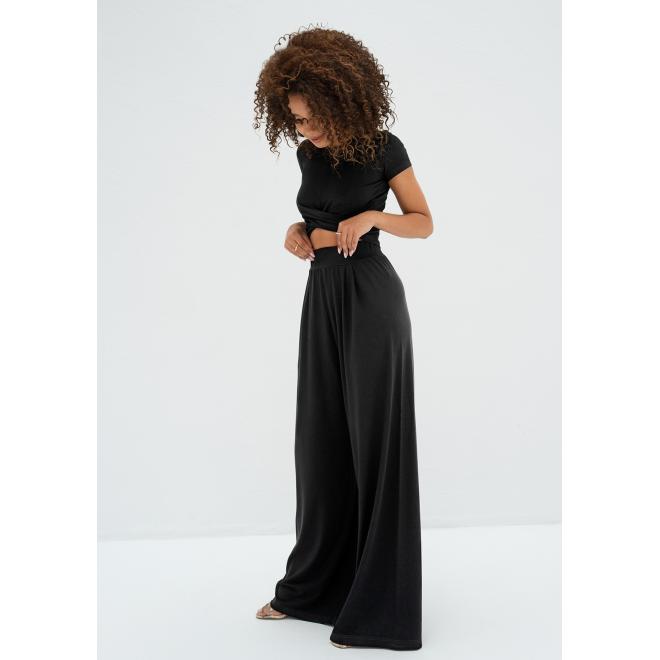 Kalhoty volného střihu MOSQUITO černé barvy