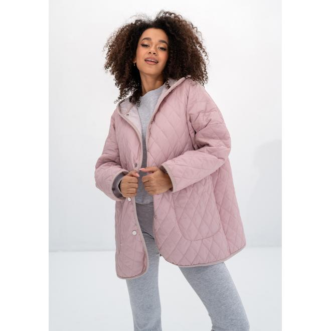Prošívaná bunda MOSQUITO v růžové barvě