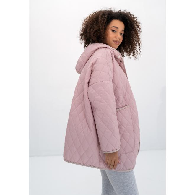 Prošívaná bunda MOSQUITO v růžové barvě