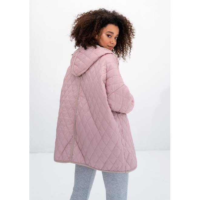 Prošívaná bunda MOSQUITO v růžové barvě