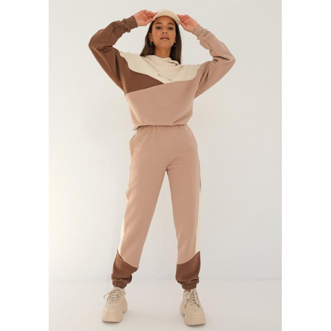 Tříbarevné tepláky MOSQUITO s kapsami