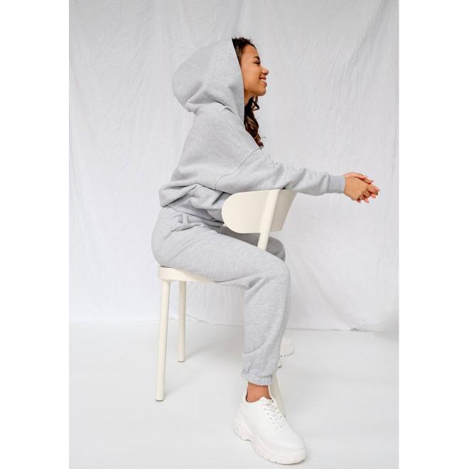 Šedé tepláky MOSQUITO volného střihu