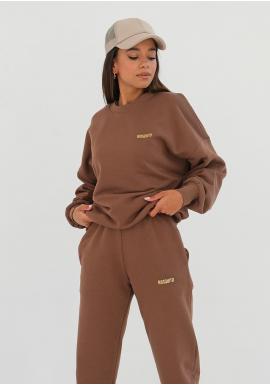 Volná hnědá mikina MOSQUITO pro dámy