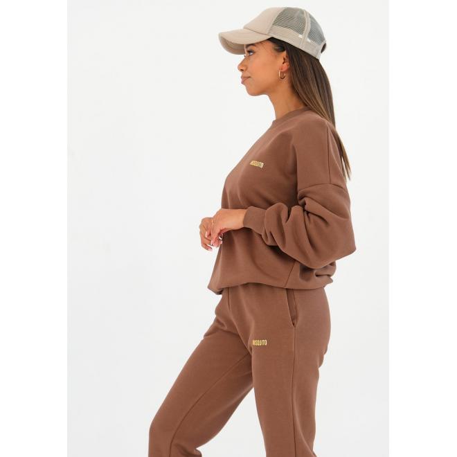 Volná hnědá mikina MOSQUITO pro dámy