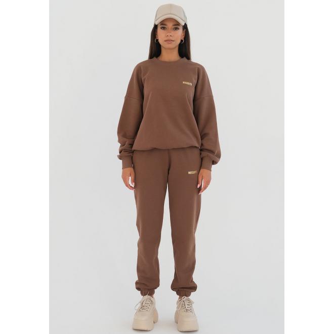 Volná hnědá mikina MOSQUITO pro dámy