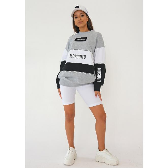 Tříbarevná MOSQUITO mikina s potiskem