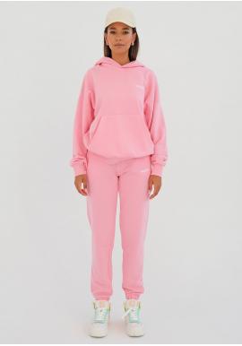 Růžová MOSQUITO souprava tepláků a mikiny s kapucí