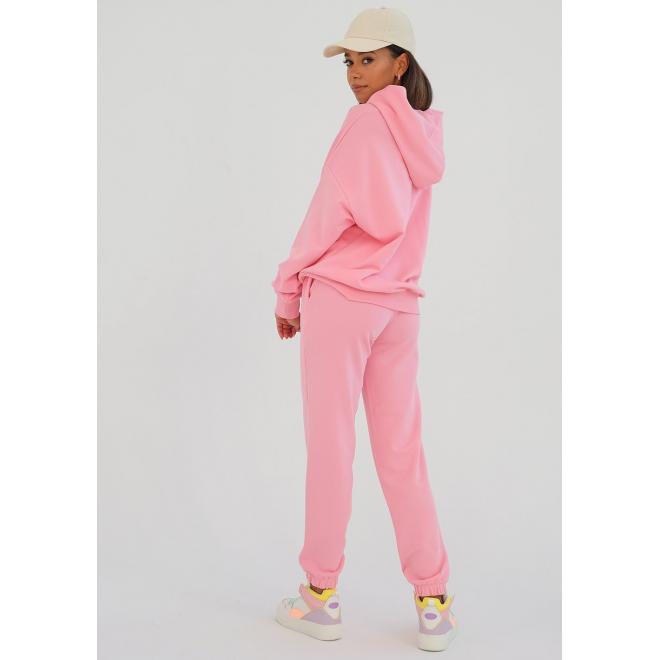 Růžová MOSQUITO souprava tepláků a mikiny s kapucí