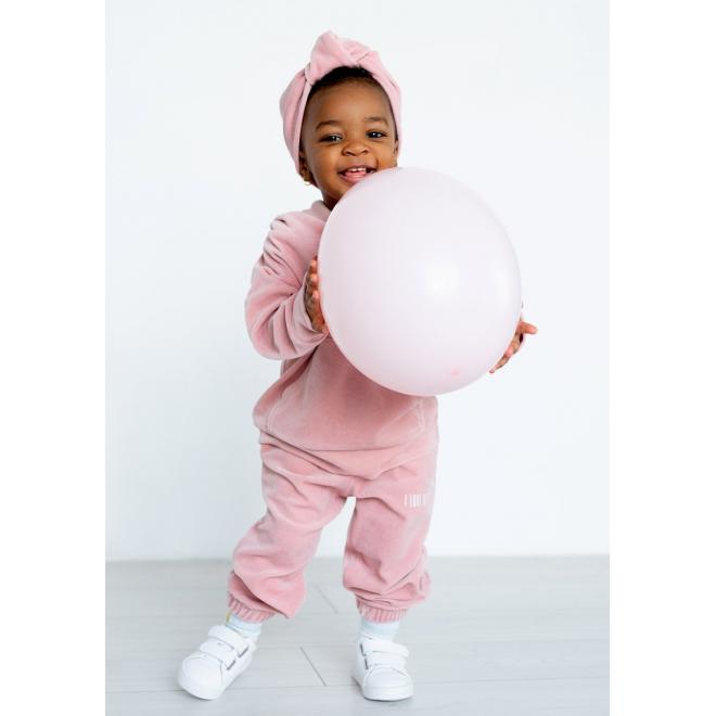 Růžová souprava I LOVE MILK pro dívky