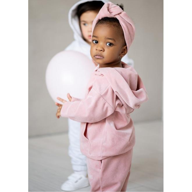 Růžová souprava I LOVE MILK pro dívky