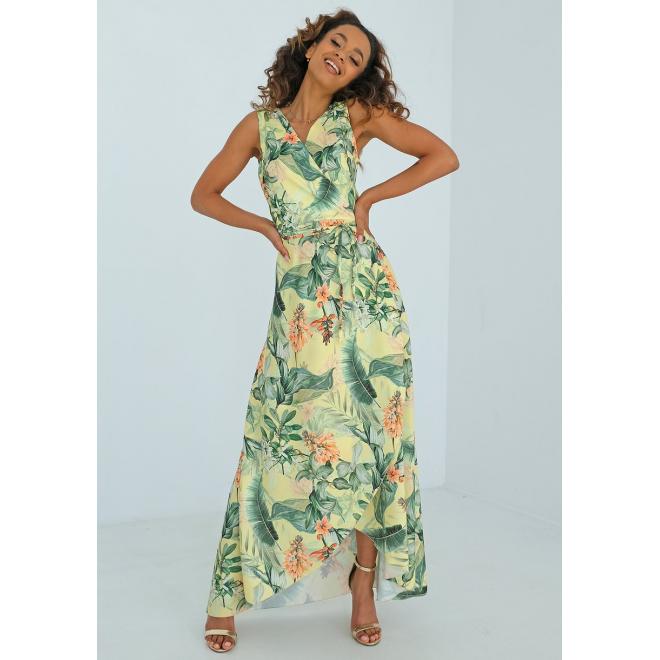 Letní žluté šaty MOSQUITO bez rukávů