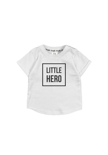 Triko I LOVE MILK s nápisem little hero