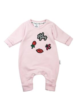 Dívčí I LOVE MILK overal s dlouhými rukávy