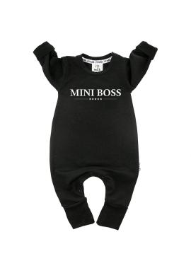 Bavlněný overal s nápisem "mini boss" I LOVE MILK