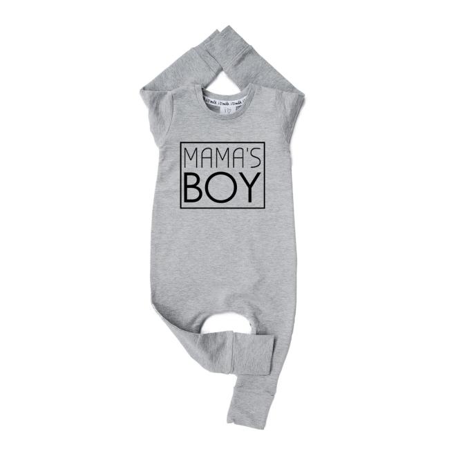 I LOVE MILK šedý overal " máma's boy"