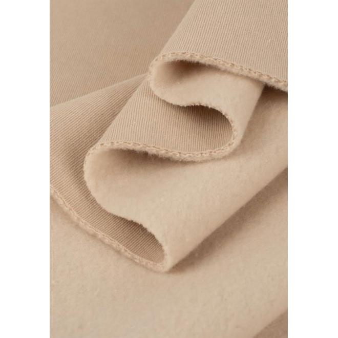 Kojenecký béžový I LOVE MILK overal s kapucí