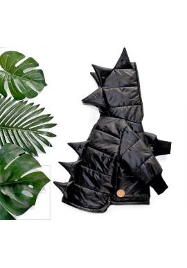 Přechodná bunda ve tvaru draka v černé barvě