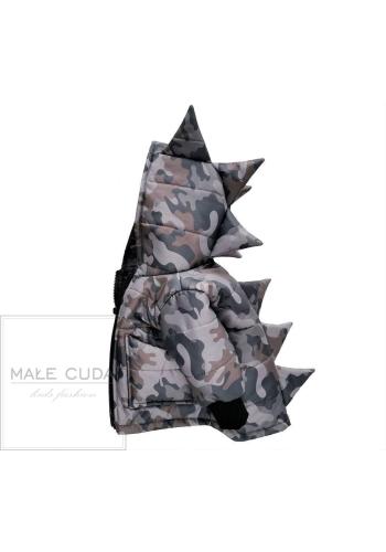 Přechodná maskáčová parka ve tvaru draka