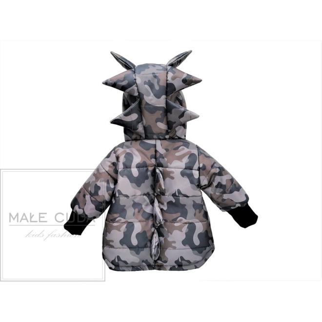 Přechodná maskáčová parka ve tvaru draka