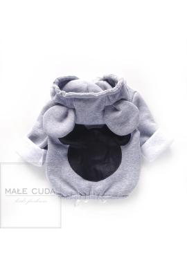 Dětská hrubá mikina Mickey Mouse šedé barvy