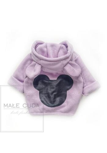 Teplá fialová mikina Mickey Mouse