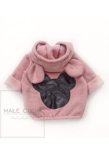 Růžová teplá mikina Mickey Mouse