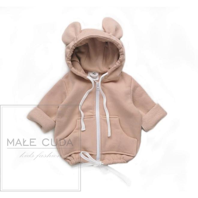 Hrubá béžová mikina Mickey Mouse