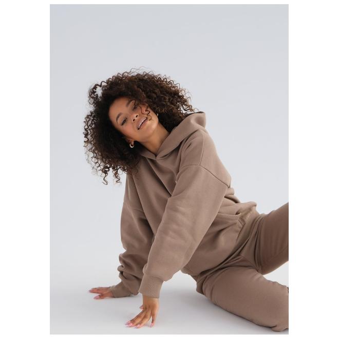 Kávová mikina MOSQUITO s kapucí