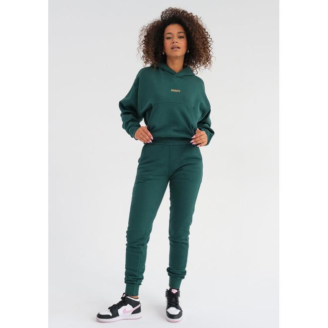 Tepláky MOSQUITO v tmavě zelené barvě