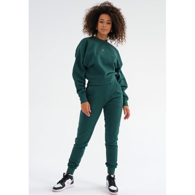 Tepláky MOSQUITO v tmavě zelené barvě