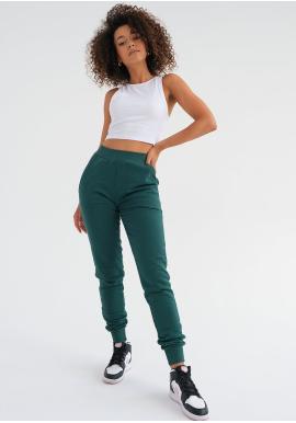 Tepláky MOSQUITO v tmavě zelené barvě