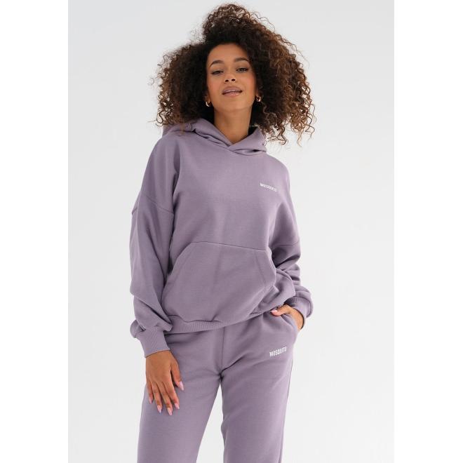 Fialová mikina MOSQUITO s kapucí