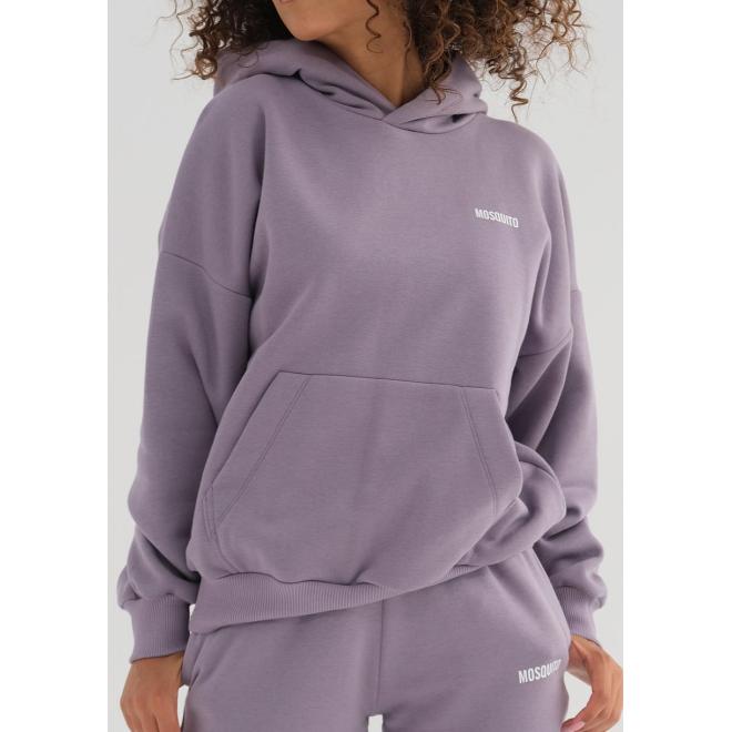 Fialová mikina MOSQUITO s kapucí