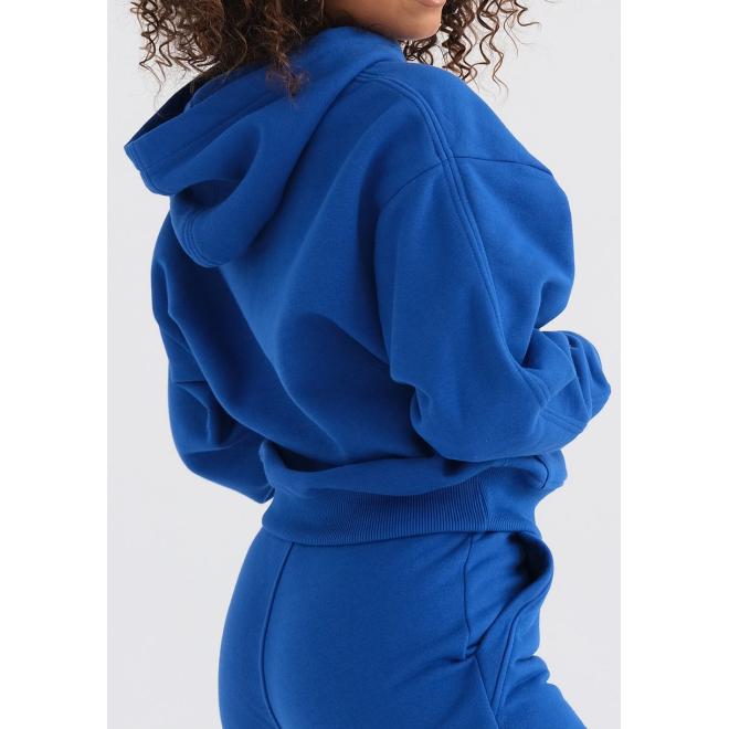Modrá MOSQUITO sada tepláků a mikiny s kapucí