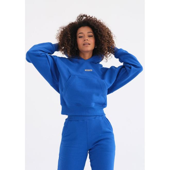 Modrá MOSQUITO sada tepláků a mikiny s kapucí