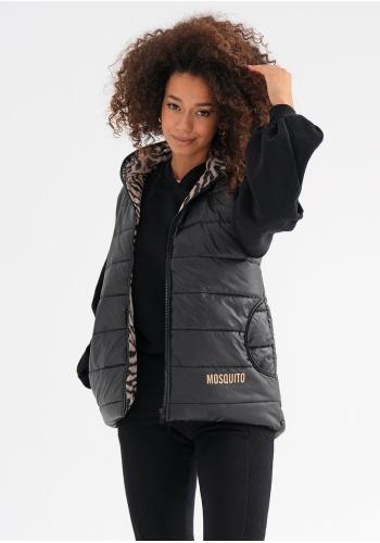 Černá vesta MOSQUITO s kapucí