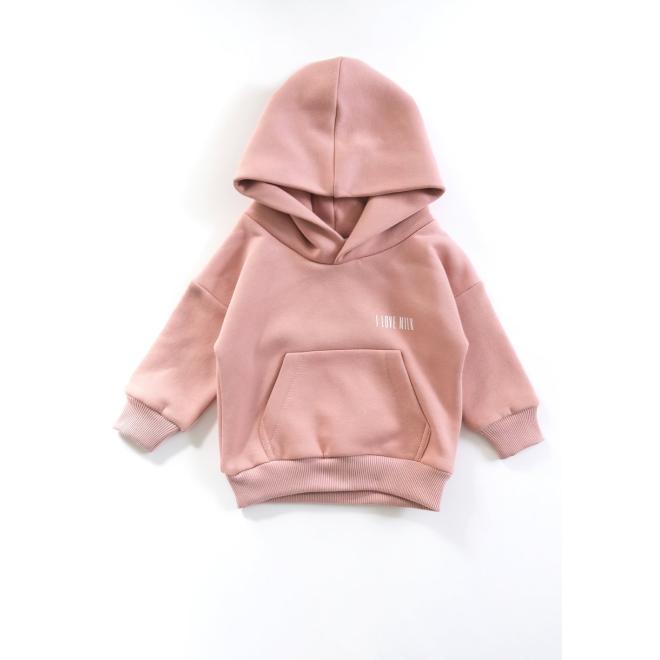 Růžová souprava s logem I LOVE MILK