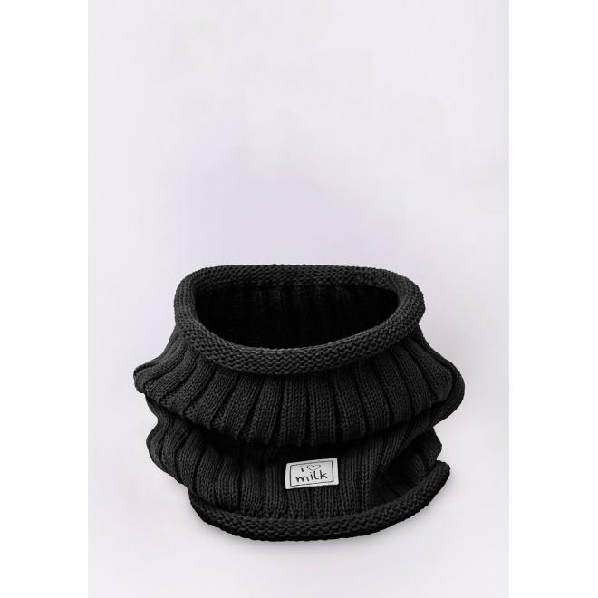 Dětský černý komín I LOVE MILK