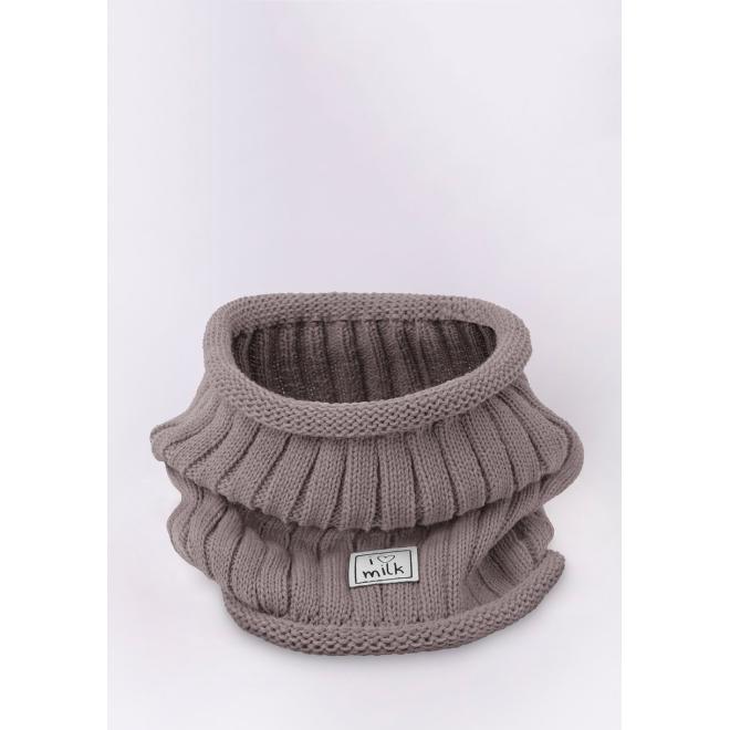 Dětský světle hnědý komín I LOVE MILK