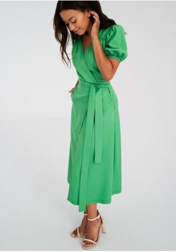 Zelené obálkové MOSQUITO šaty