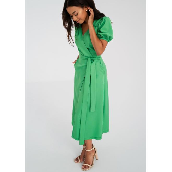 Zelené obálkové MOSQUITO šaty