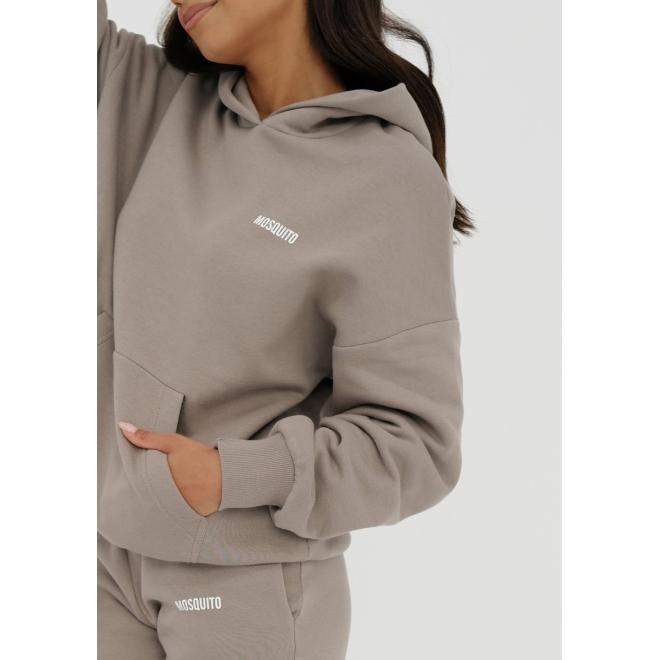Mikina s kapucí MOSQUITO v šedém odstínu