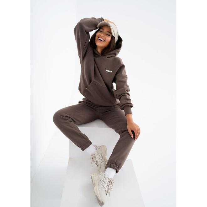 Dámské tepláky MOSQUITO v hnědé barvě