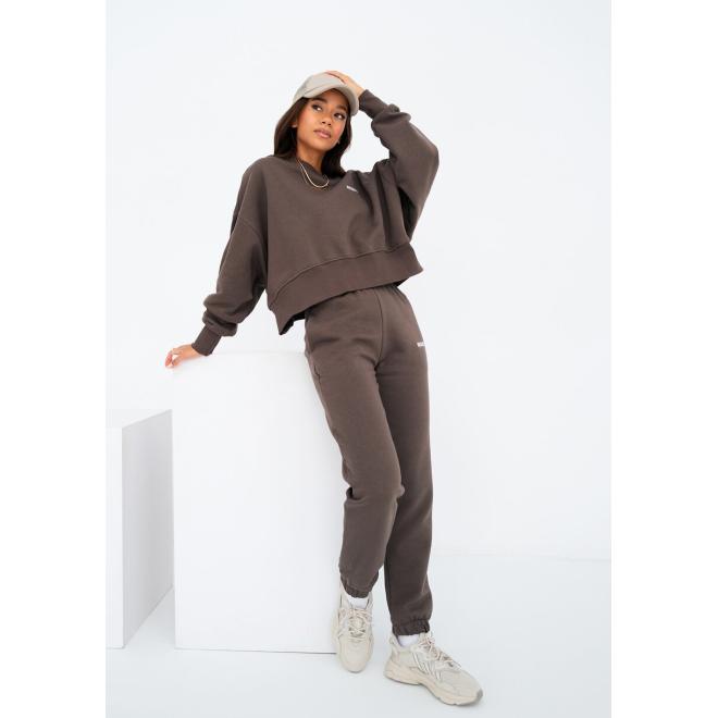 Dámské tepláky MOSQUITO v hnědé barvě