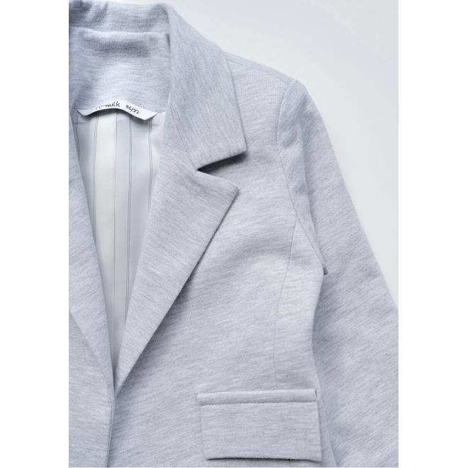 Dětské sako I LOVE MILK šedé barvy