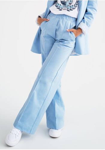 Modré dámské kalhoty MOSQUITO volného střihu